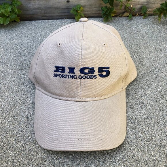 BIG 5 SPORTING GOODS Hat Men's One Size Khaki Adjustable Baseball Cap - Picture 1 of 5